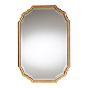 Baxton Studio Pacino Antique Goldleaf Accent Wall Mirror